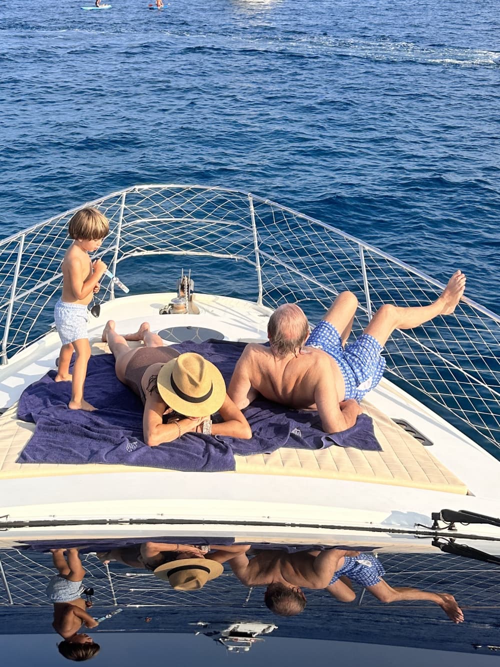 Luxury yacht, paddle surfing, snorkeling on the Costa Brava