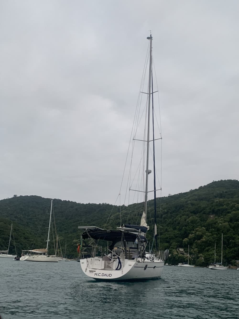 Een magische dag in Ubatuba op een zeilboot.