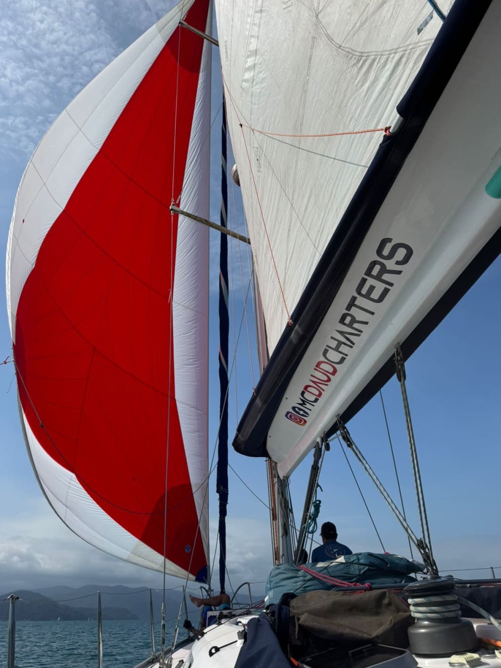 Een magische dag in Ubatuba op een zeilboot.