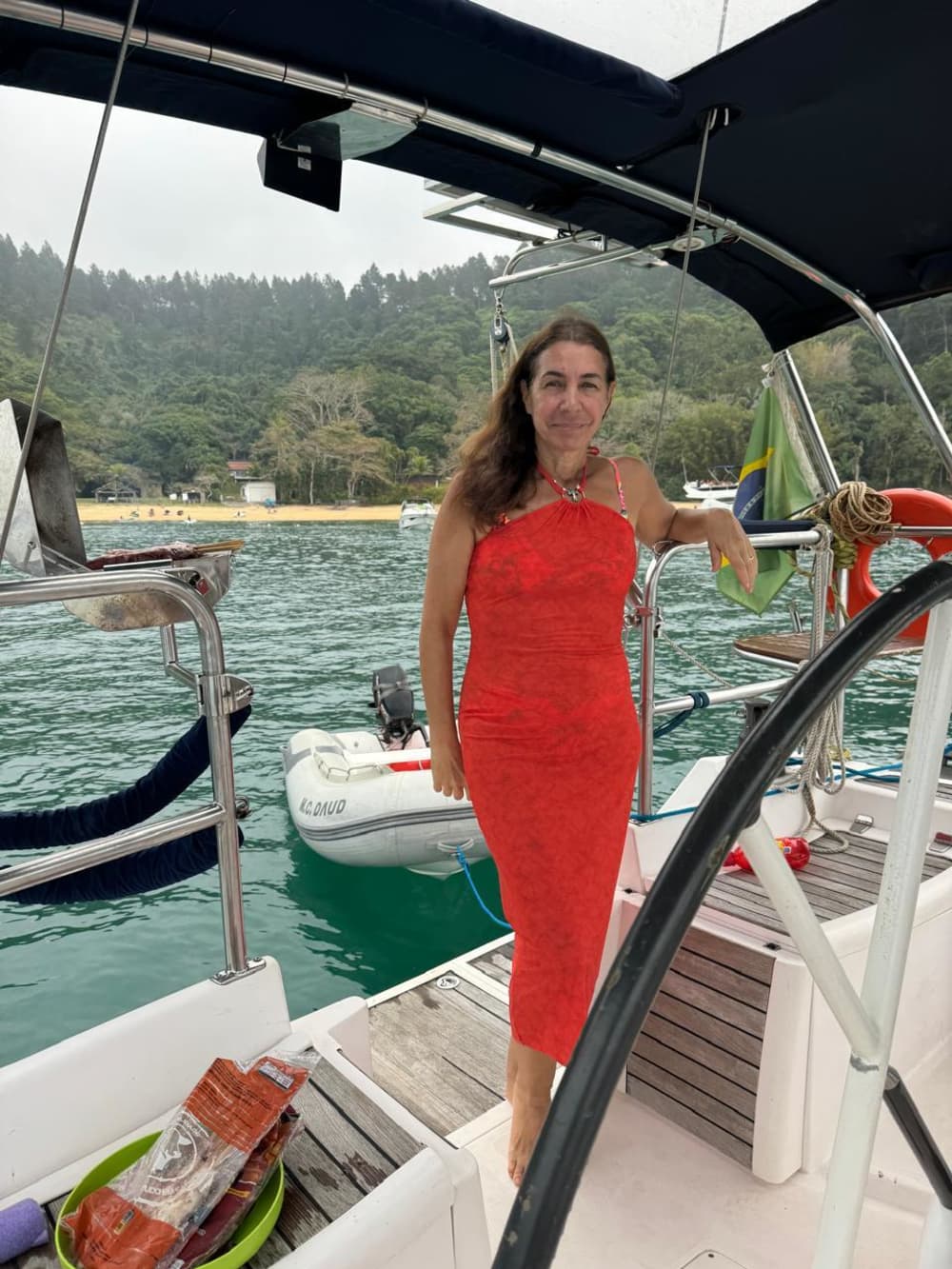 Een magische dag in Ubatuba op een zeilboot.