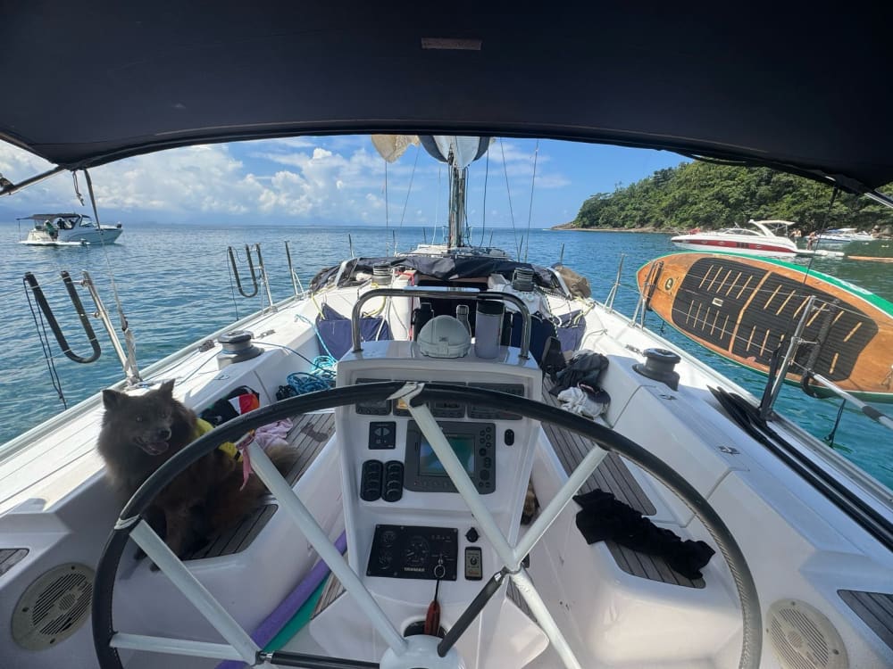 Een magische dag in Ubatuba op een zeilboot.