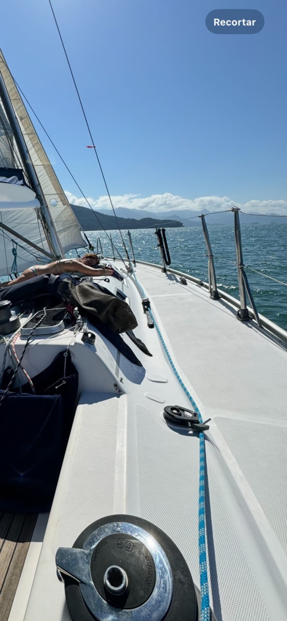Een magische dag in Ubatuba op een zeilboot.