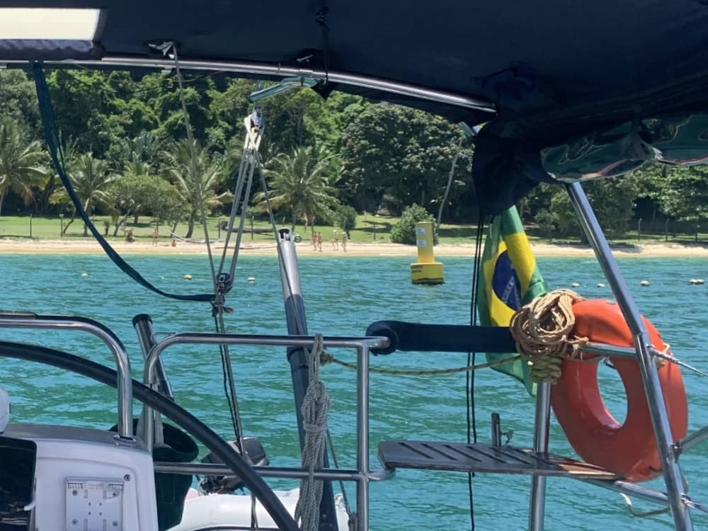 Een magische dag in Ubatuba op een zeilboot.
