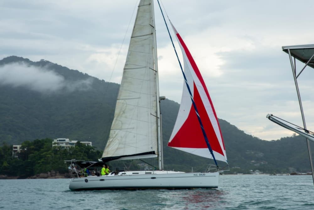 Een magische dag in Ubatuba op een zeilboot.