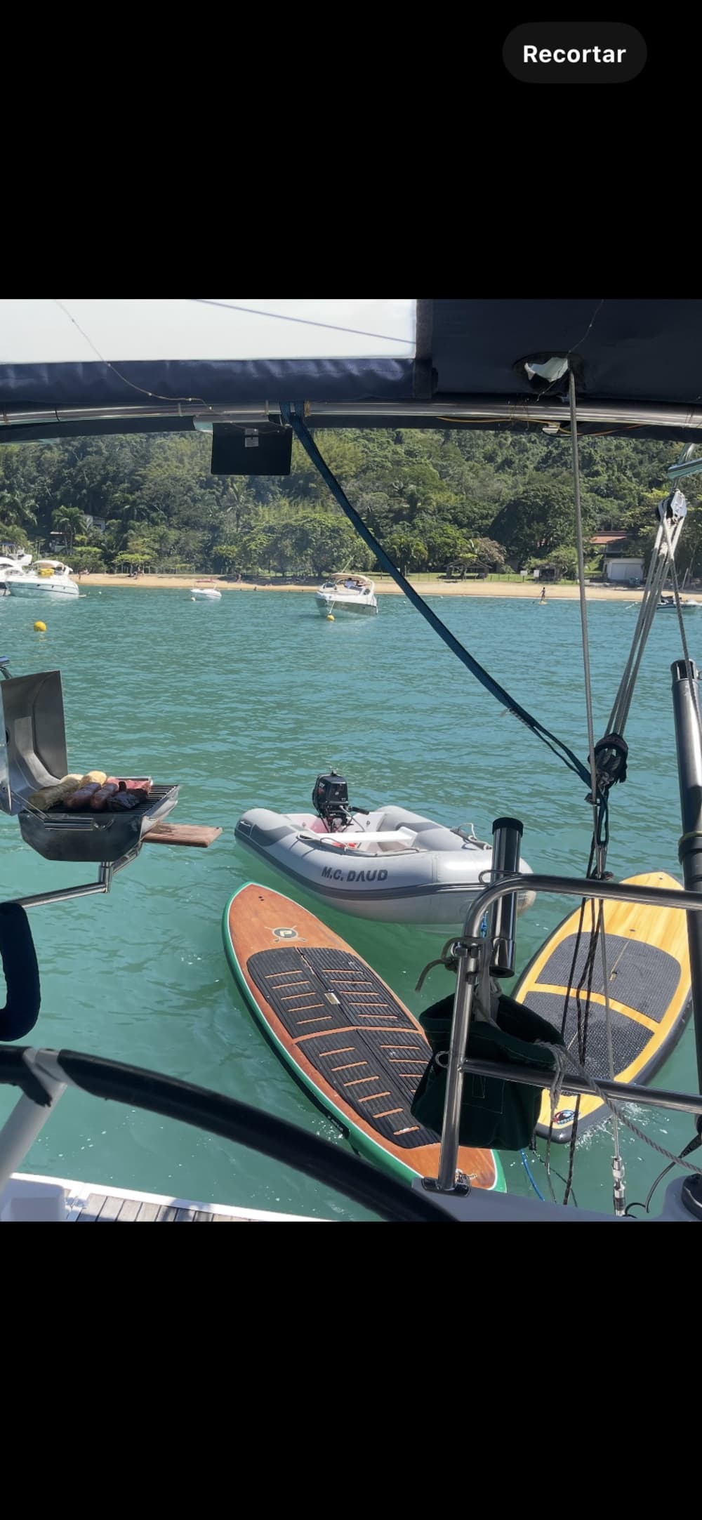 Een magische dag in Ubatuba op een zeilboot.