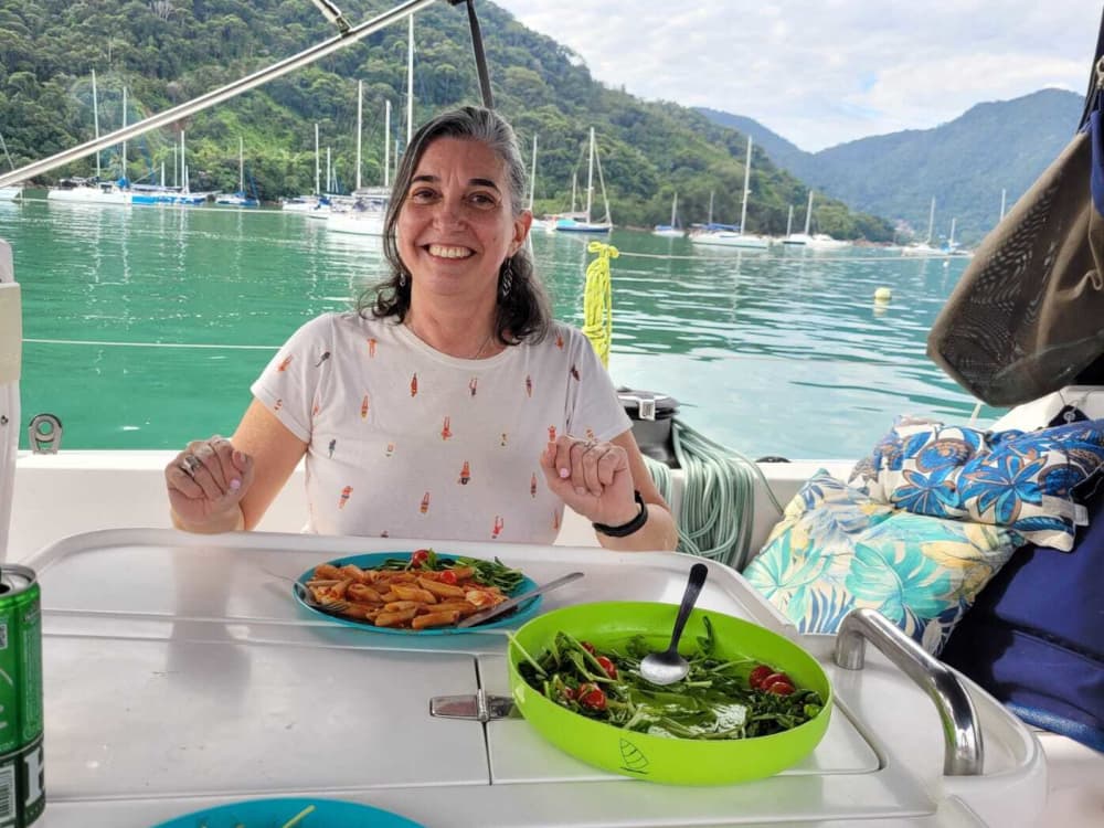 Een magische dag in Ubatuba op een zeilboot.