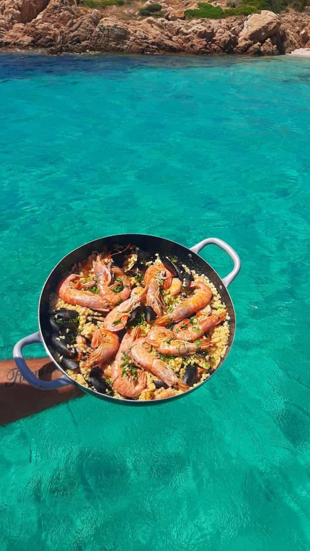 Aperitif on a Boat in the La Maddalena Archipelago