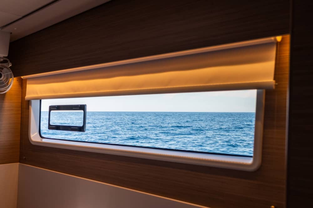 Halber Tag an Bord eines brandneuen Katamarans.