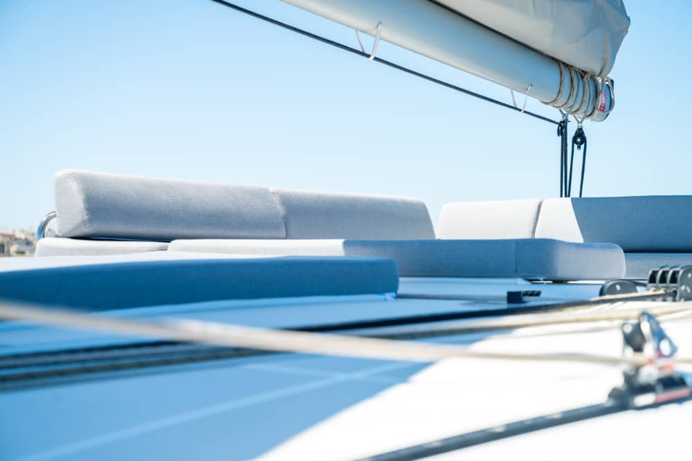 Halber Tag an Bord eines brandneuen Katamarans.