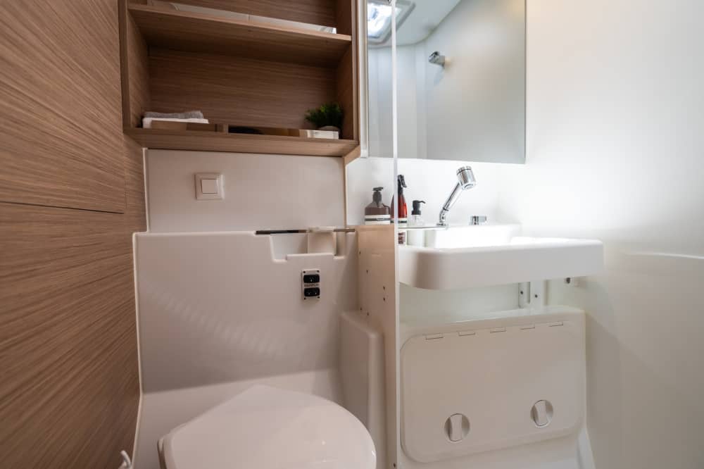 Halber Tag an Bord eines brandneuen Katamarans.