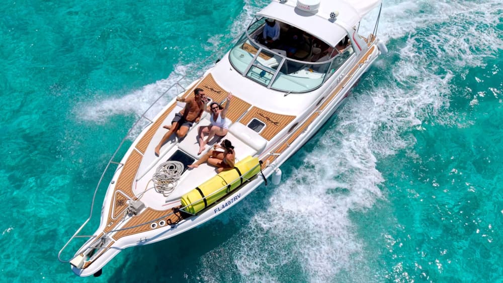 Escapade facile à Cancún : une excursion en bateau à moteur de 4 h