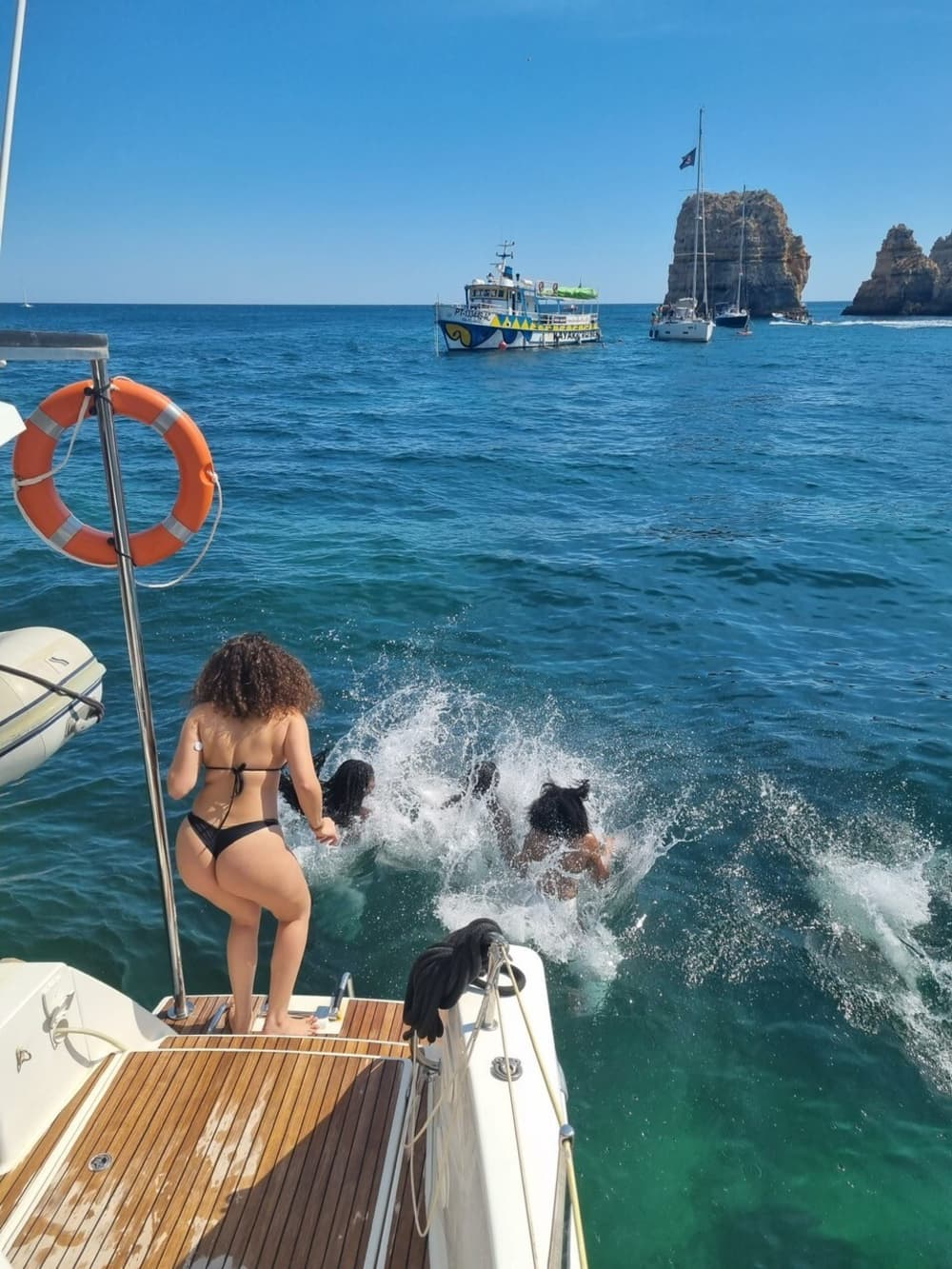 Enjoy a full day of sailing in Lagos on a catamaran