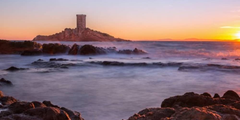 Zonsondergangcruise inclusief aperitief en zwemmen rondom Île d'Or
