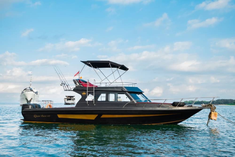 4 heures de soleil autour de Bali en bateau à moteur