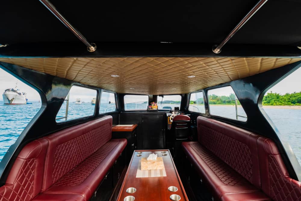 4 heures de soleil autour de Bali en bateau à moteur