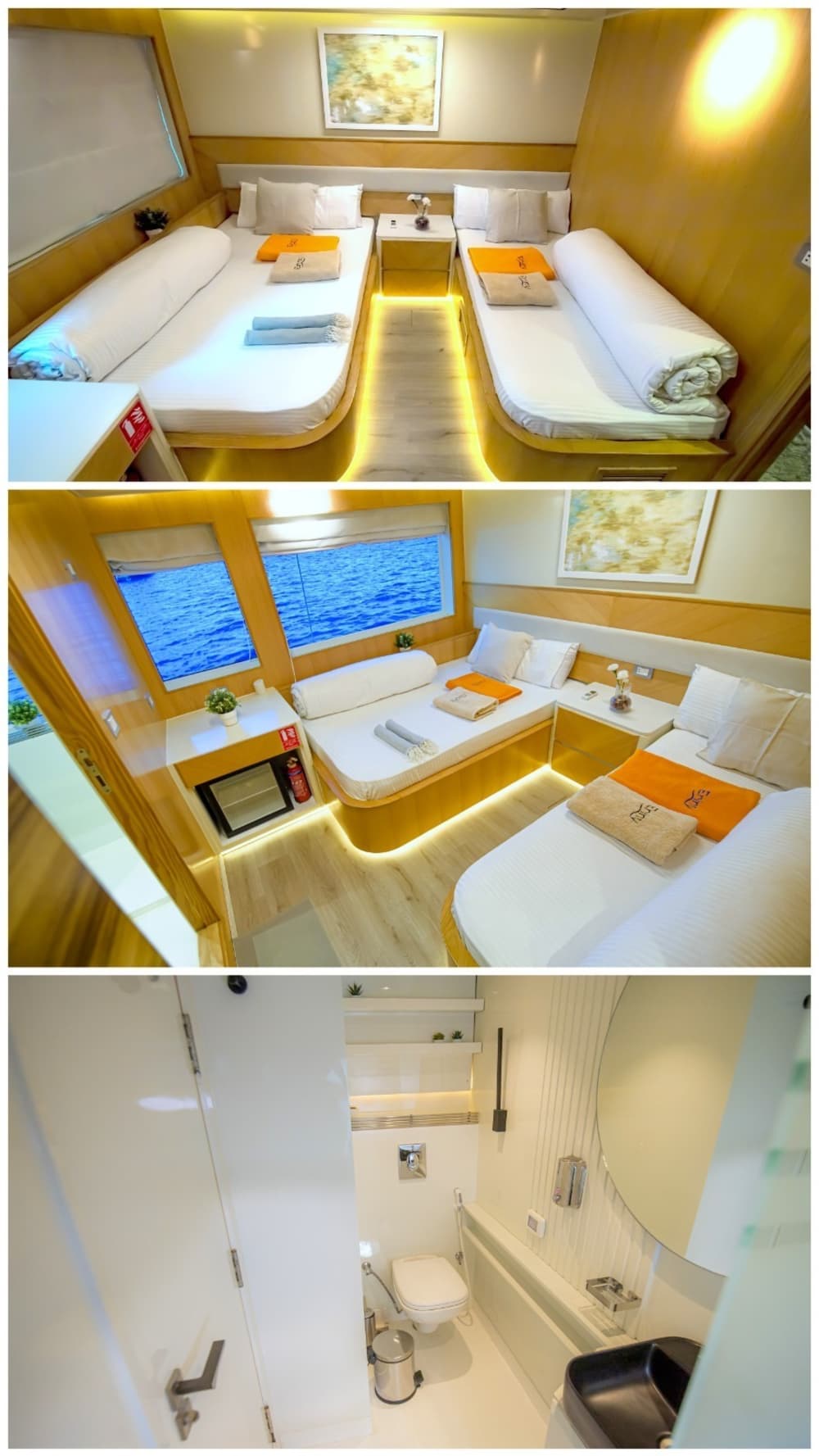 Private boat trip around Sharm El-Sheikh on a motorboat