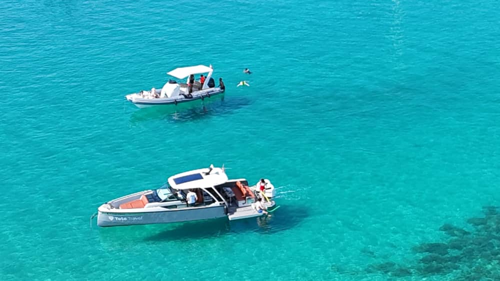 Tre isole - Tour privato di mezza giornata alla Laguna Blu