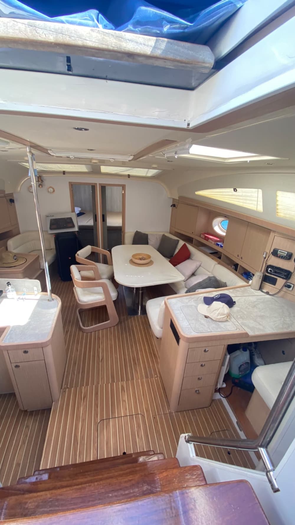 Enjoy a full day of sailing in Ibiza and Formentera aboard a sailboat.