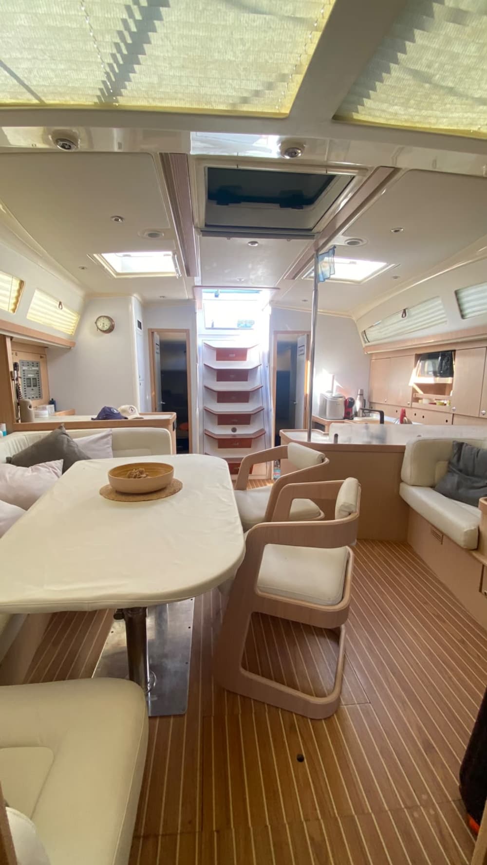 Enjoy a full day of sailing in Ibiza and Formentera aboard a sailboat.