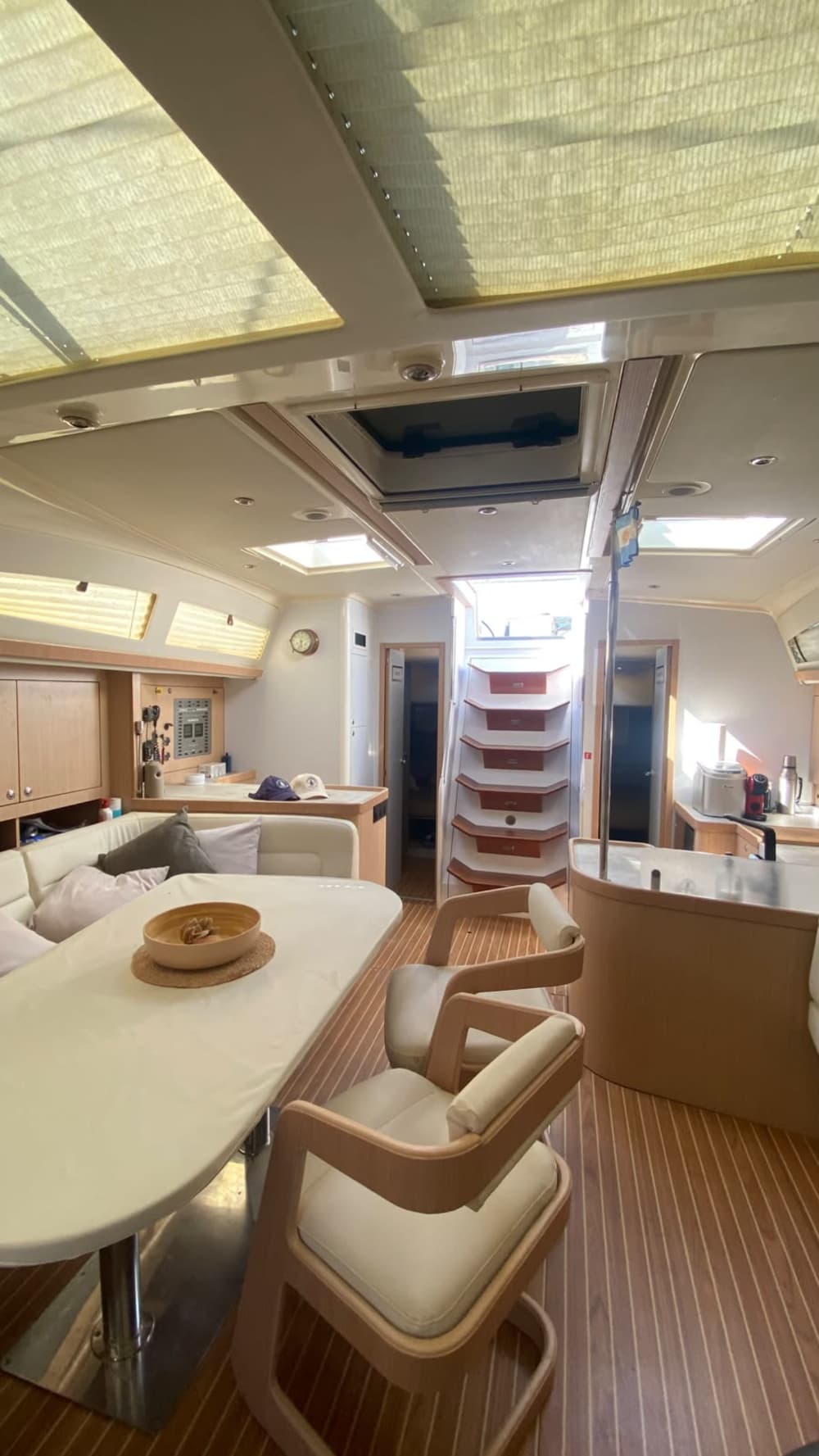 Enjoy a full day of sailing in Ibiza and Formentera aboard a sailboat.