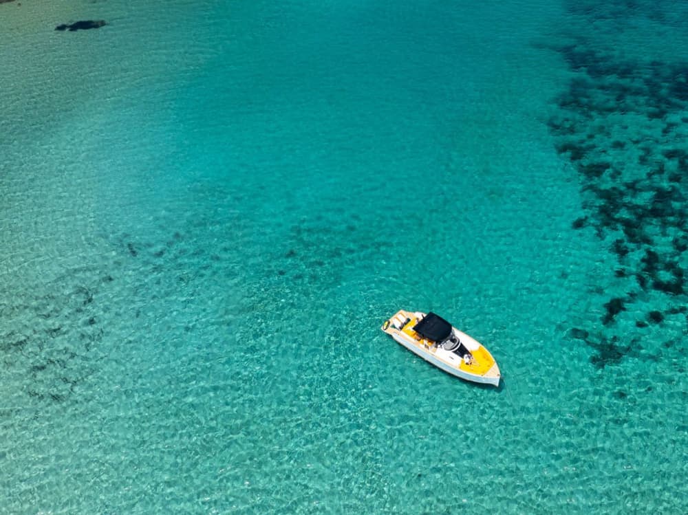 Båtdag på Menorca med bad och avkoppling