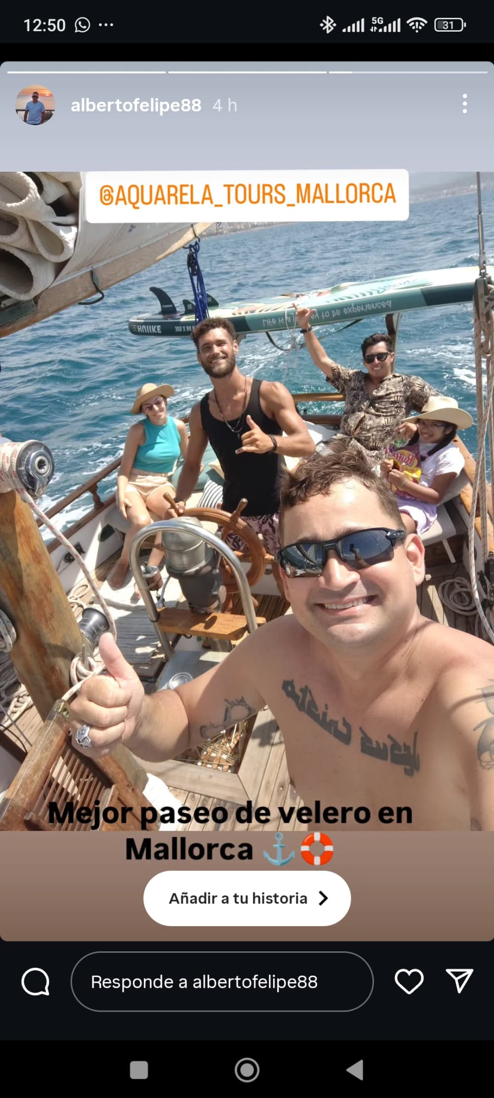 Private sailing excursion. 4-, 6-, and 8-hour tours