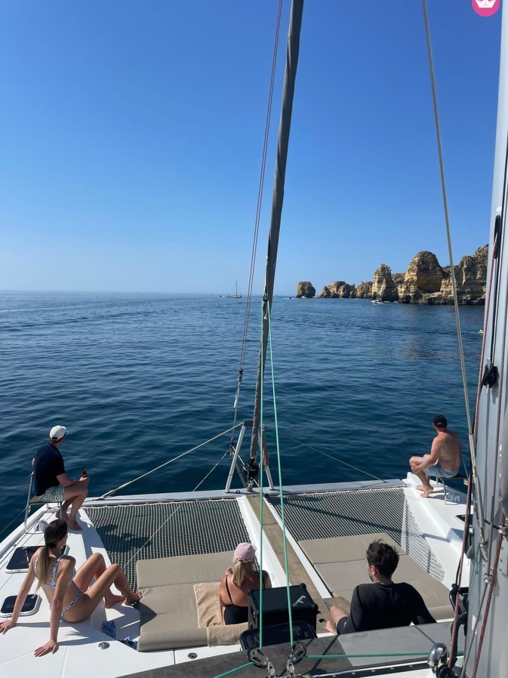 Full-Day Catamaran Cruise Along the Cascais Coast