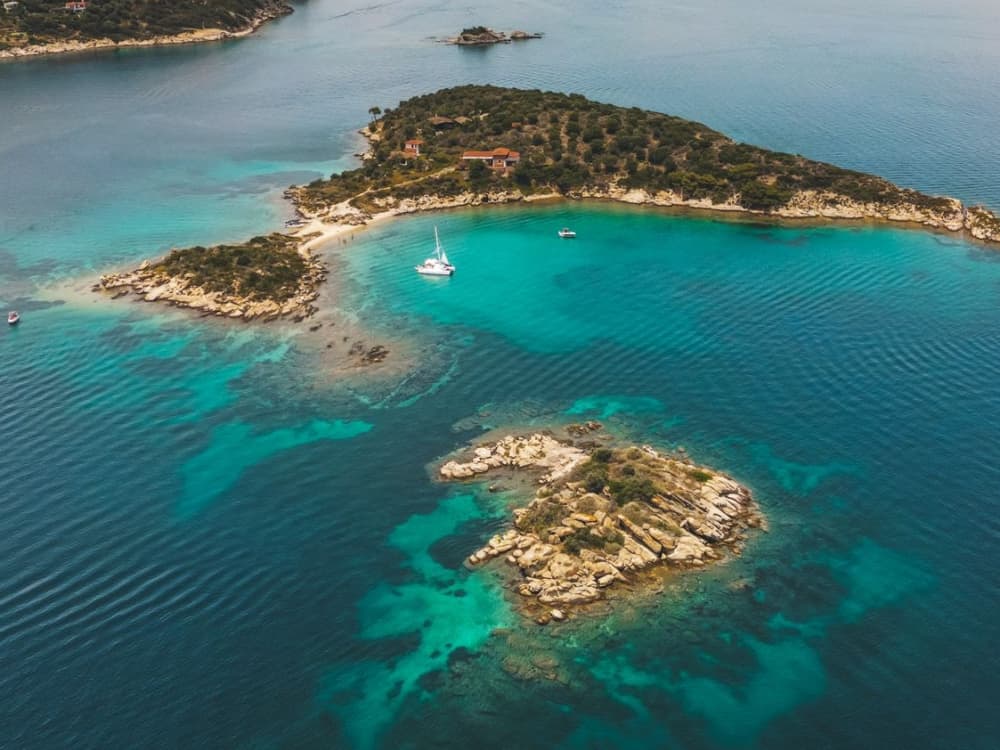 Blue Lagoon Vourvourou Diaporos