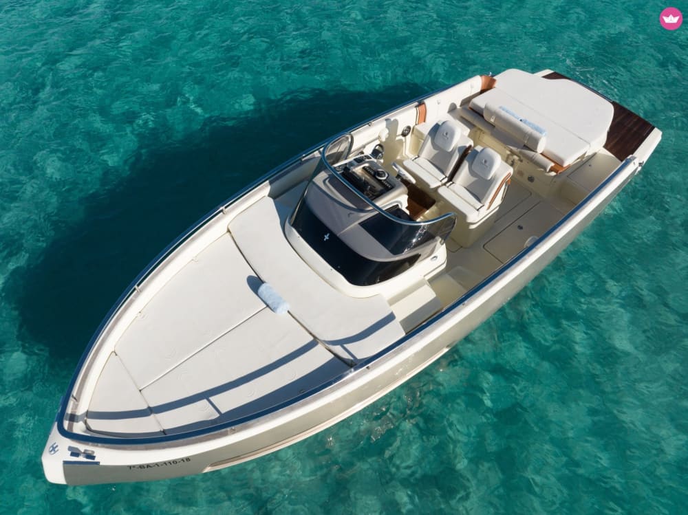 Experiência de barco de 8 horas de Ibiza a Formentera