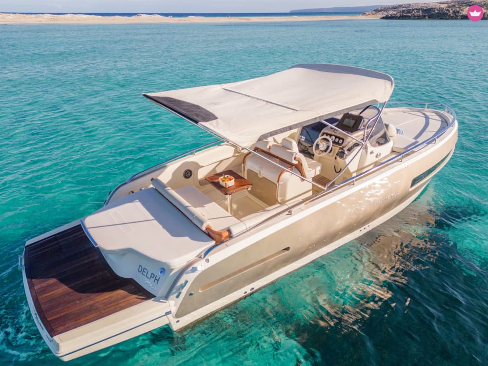 Experiência de barco de 8 horas de Ibiza a Formentera