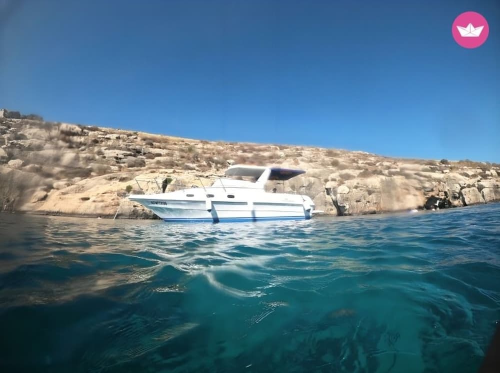 Your private motorboat for a day around Malta