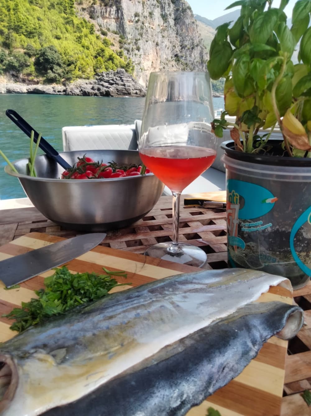 Ein Tag auf einem Boot entlang der Maratea-Küste