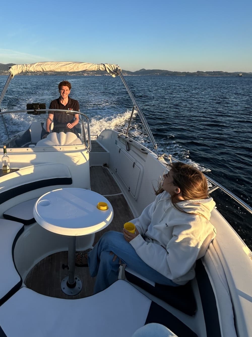 Excursión de medio día en barco a motor en Sanxenxo.
