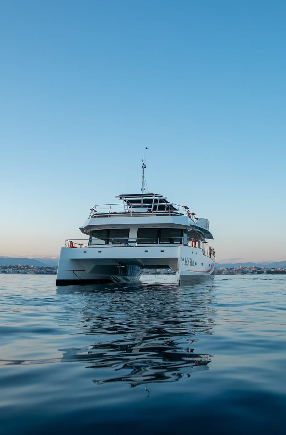 Under the Stars: Evening on a Catamaran off the coast of Antibes