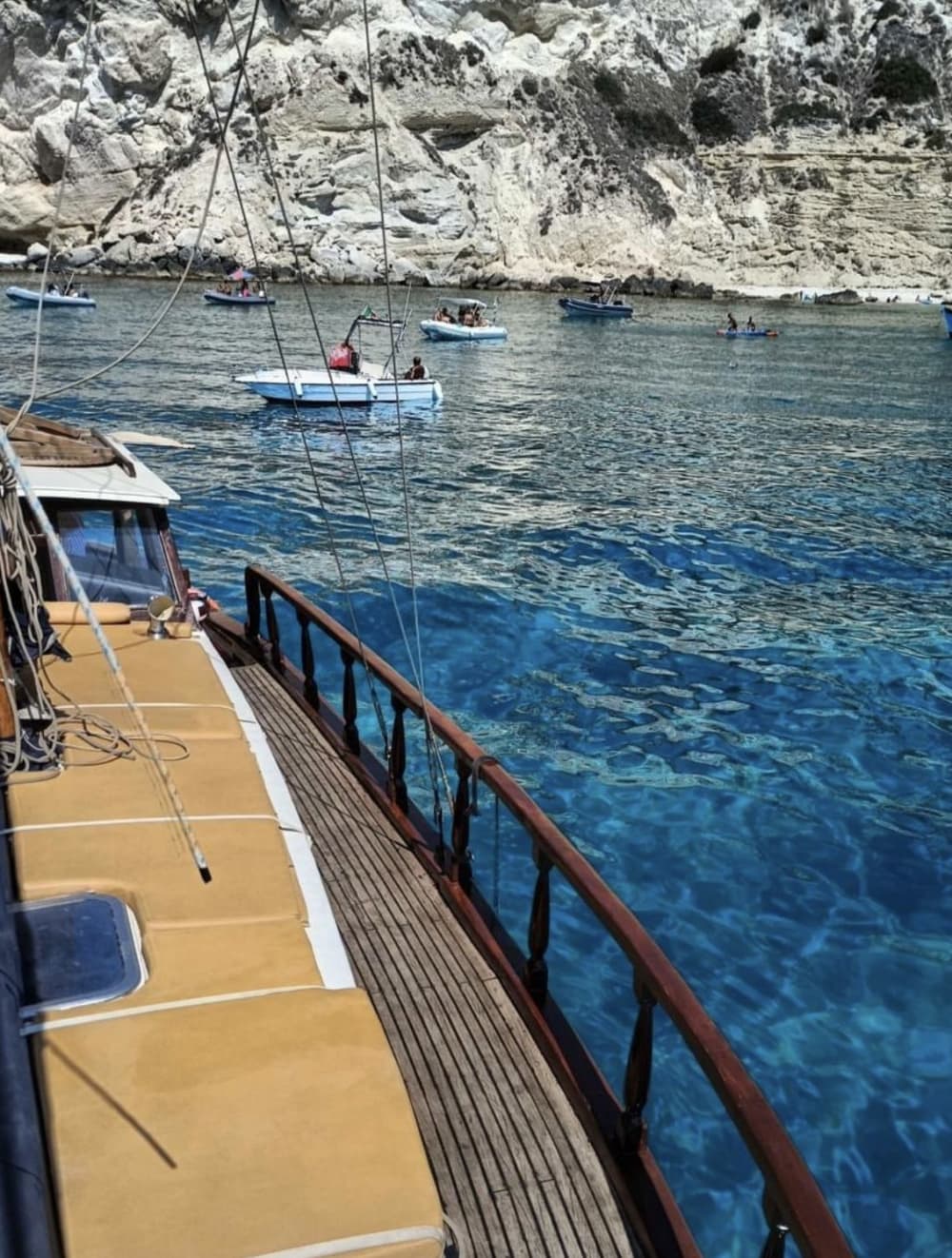 Full Day in the Gulf of Cagliari on Board a Historic Schooner