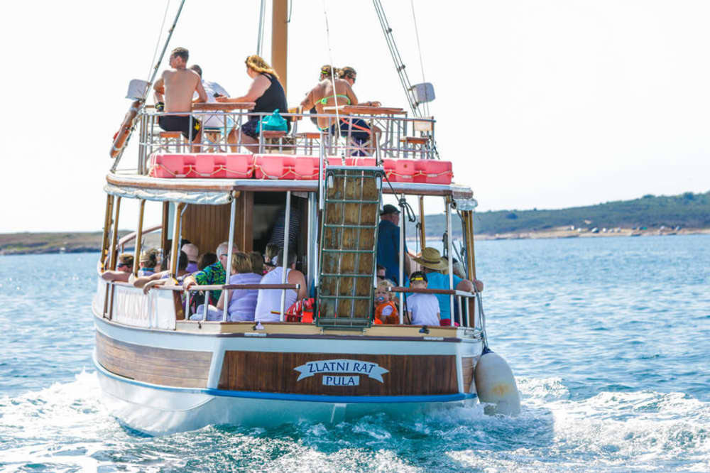 Gita privata in motoscafo intorno a Medulin