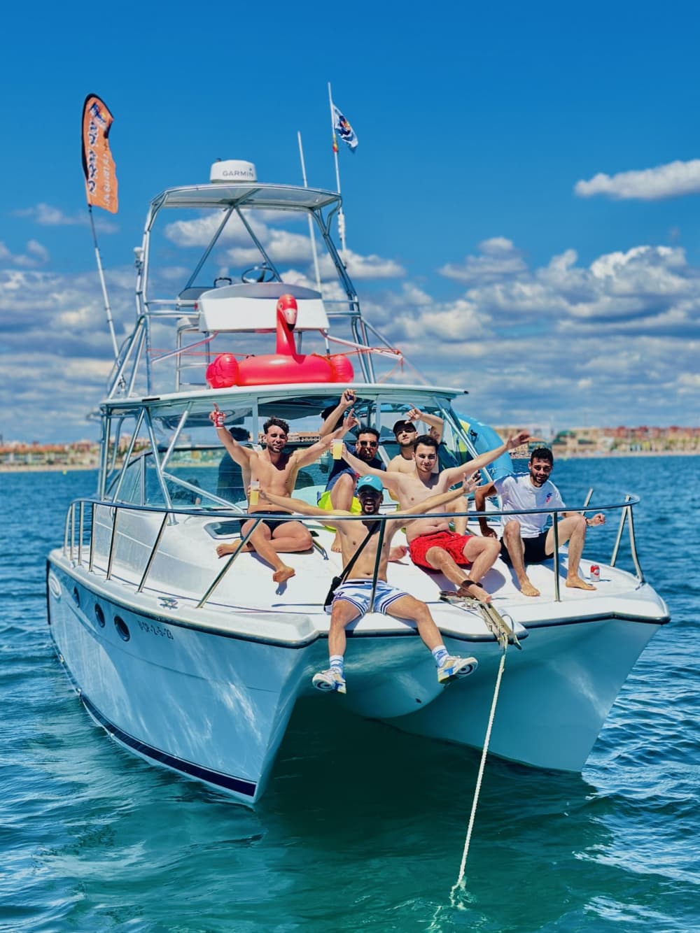 Discover Valencia's shores: A complete day trip aboard a motorboat