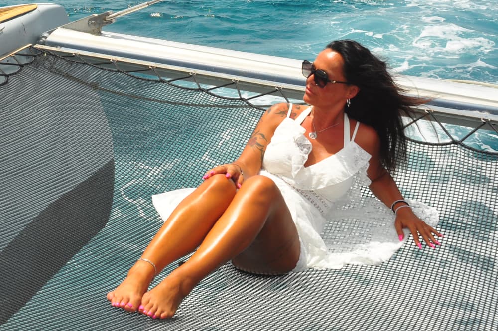 Secluded Serenity: Saona Island & Palmilla Natural Pool Private Catamaran Tour