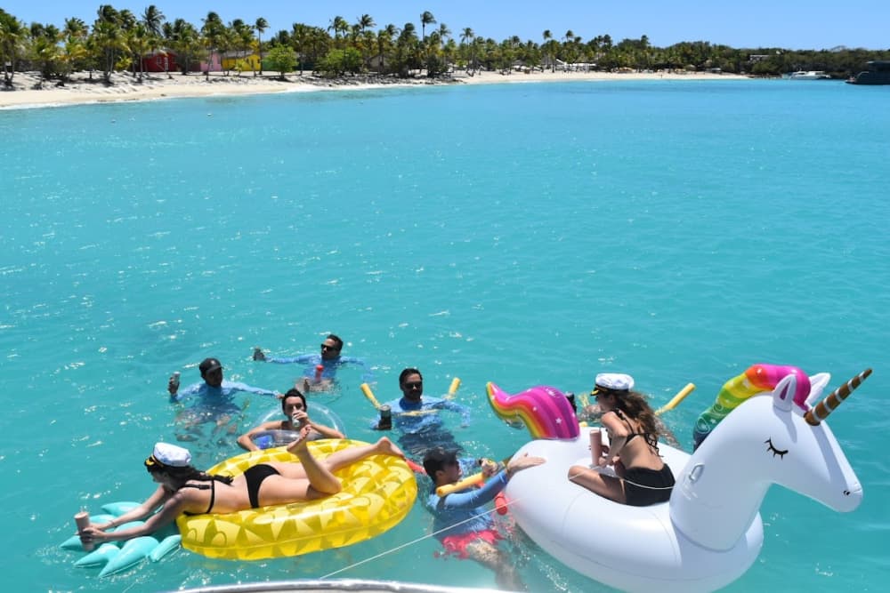 Secluded Serenity: Saona Island & Palmilla Natural Pool Private Catamaran Tour