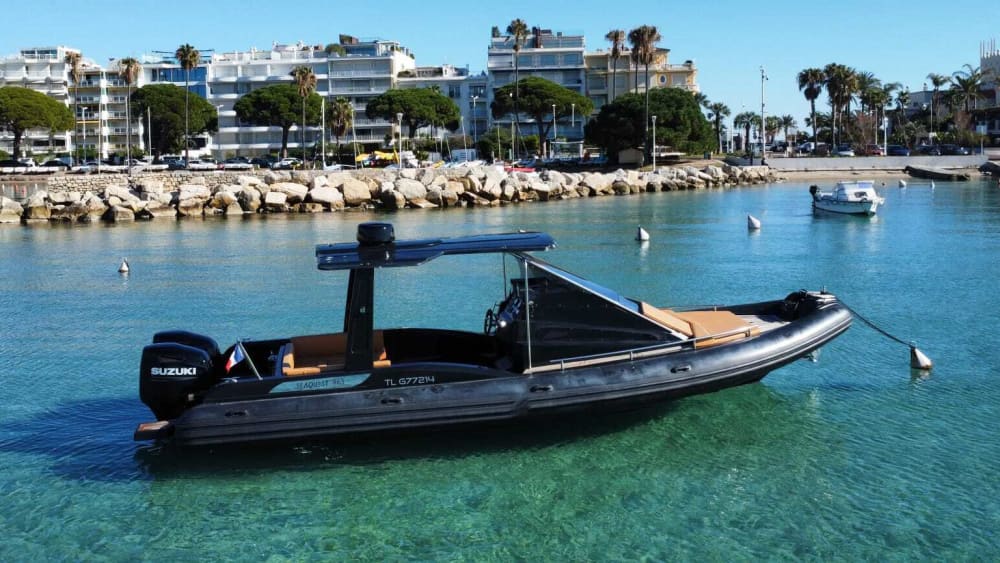 Rilassatevi a Cannes: 9 ore di sole su un motoscafo.