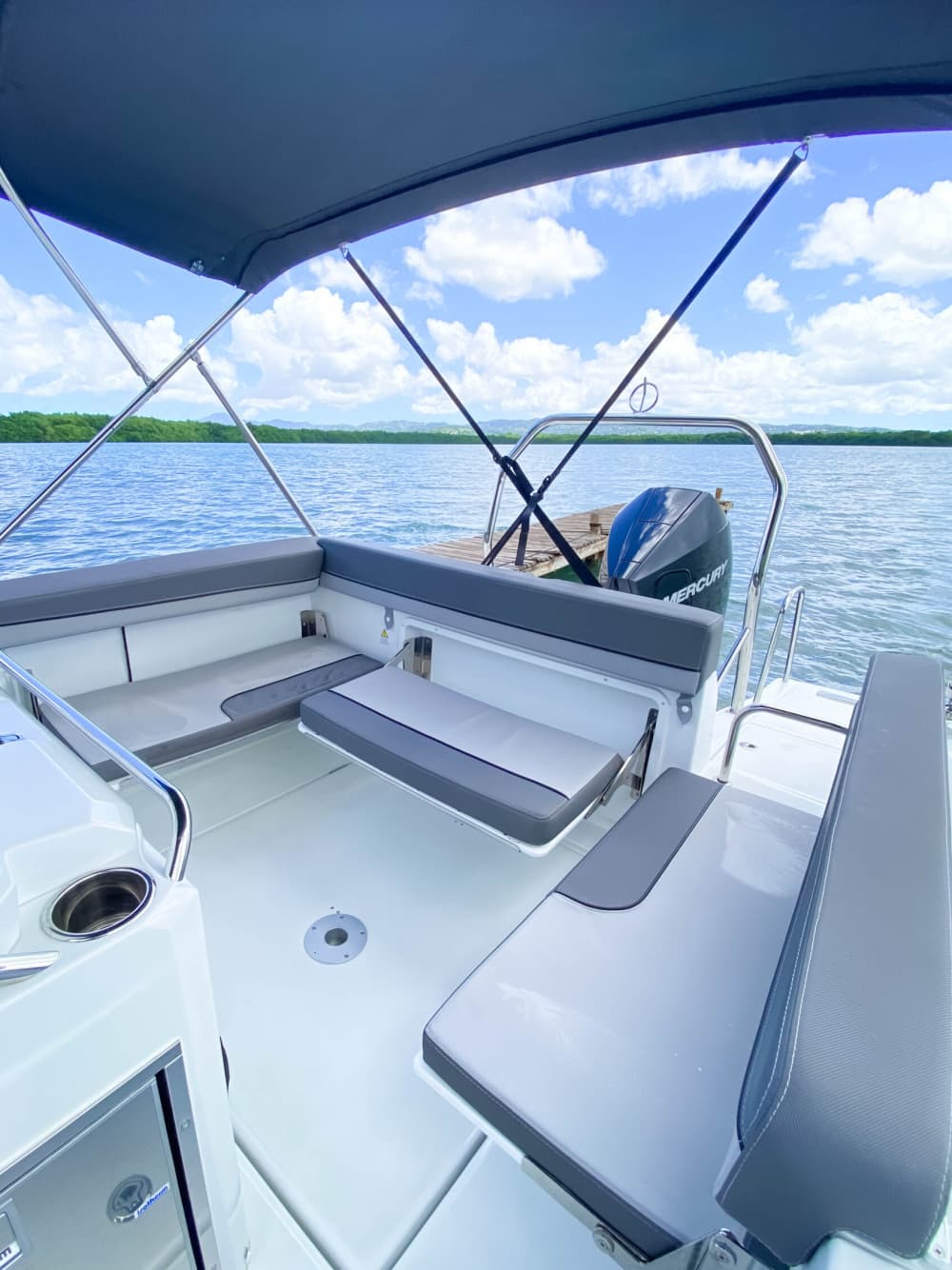 Explorez Fort-de-France en bateau : une journée complète sur l'eau à bord d'un bateau à moteur