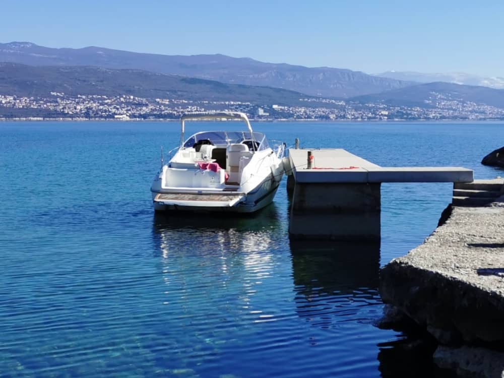One day in Crikvenica, Opatija, Krk, on a motorboat