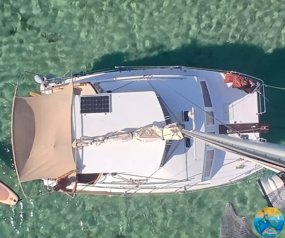 Esplora Espalmador, Saona e altro ancora: tour di un giorno in catamarano