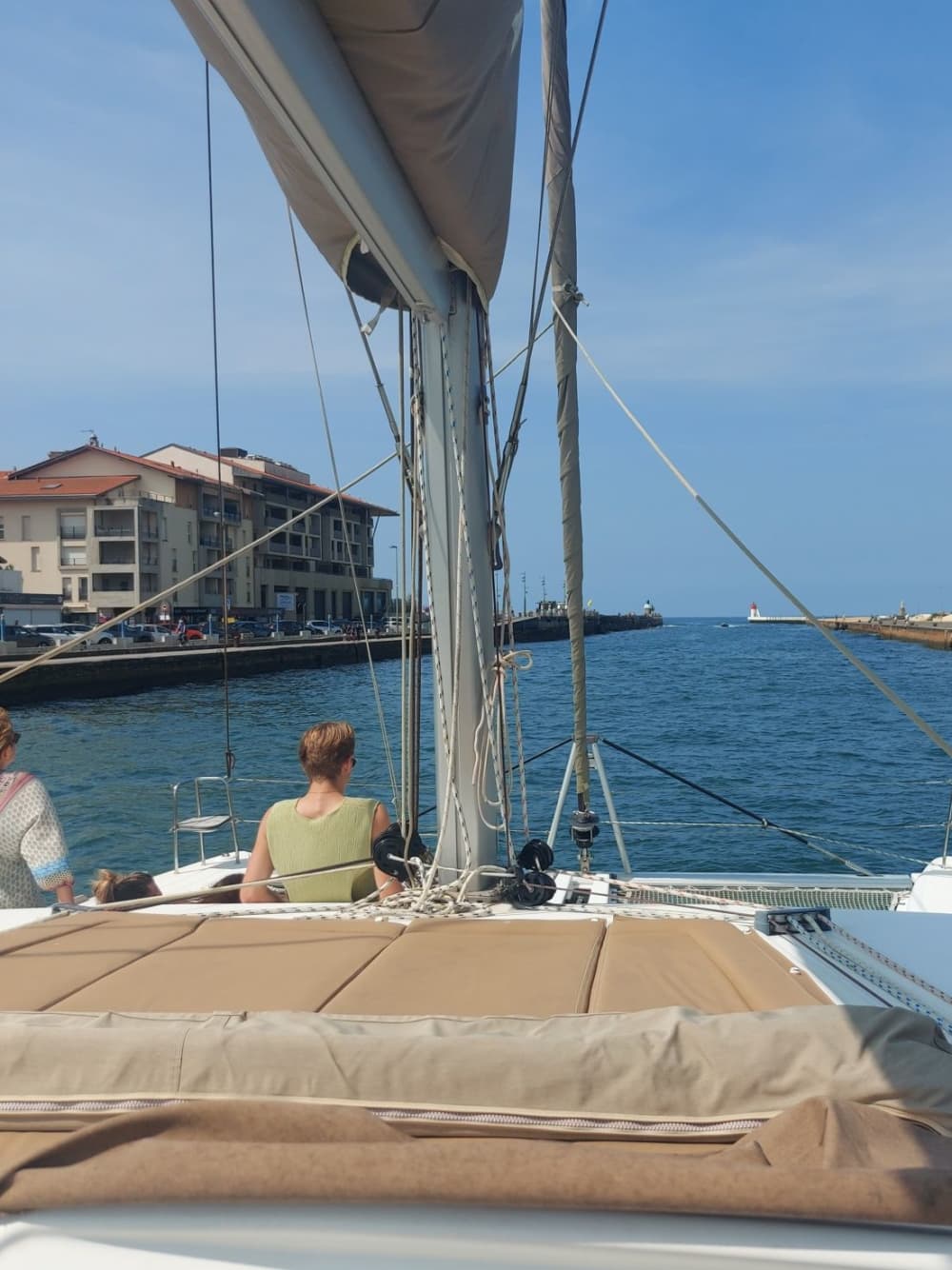 Aventura de catamarã de meio dia: de Capbreton a Bayonne pelo mar