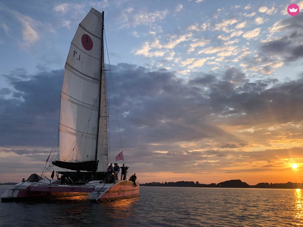 Noche de 2 horas en la bahía de Quiberon para descubrir el faro de La Teignouse