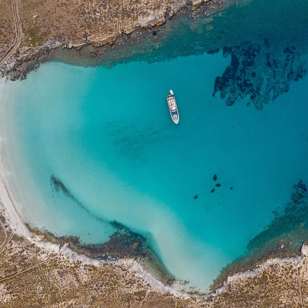 Rhenia, Delos e Costa Sul de Mykonos | Excursão de um dia inteiro em iate privado