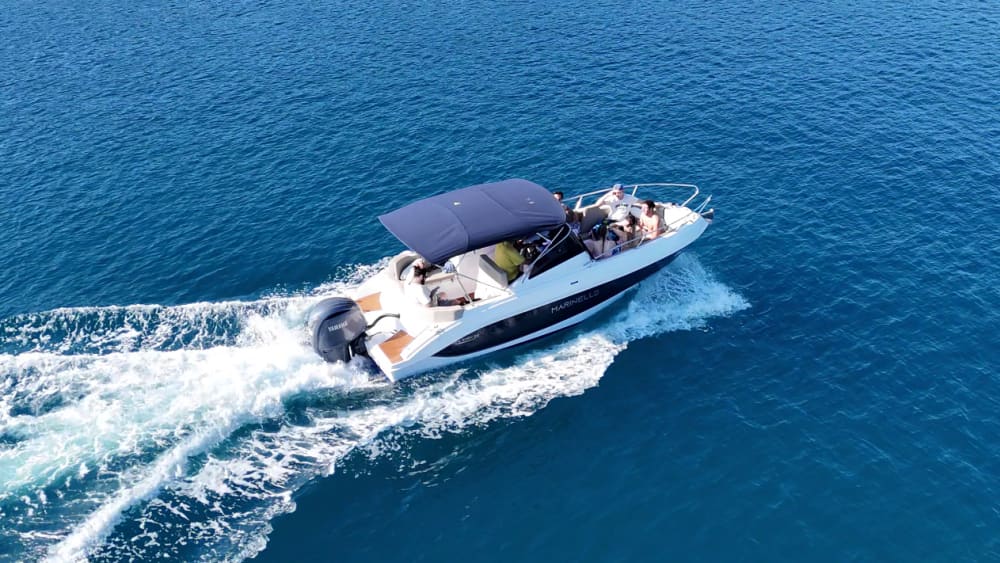 Passeio de barco de 4 horas pela Lagoa Azul e Šolta saindo de Split