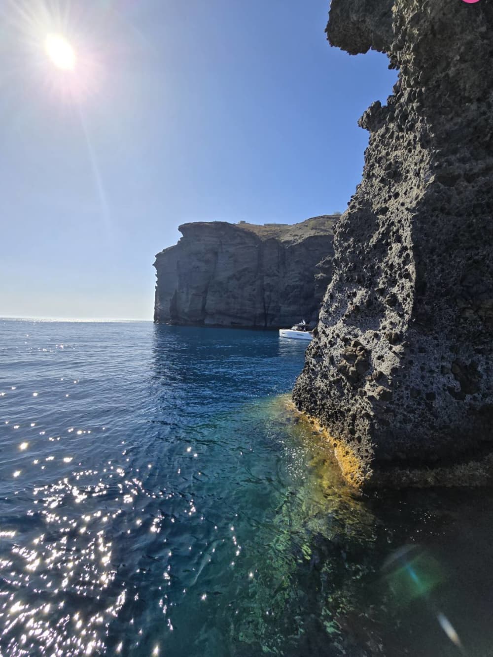 Bali 4.1: Santorini Morning Magic: Catamaran Cruise to Red Beach, White Beach, Volcano & More!