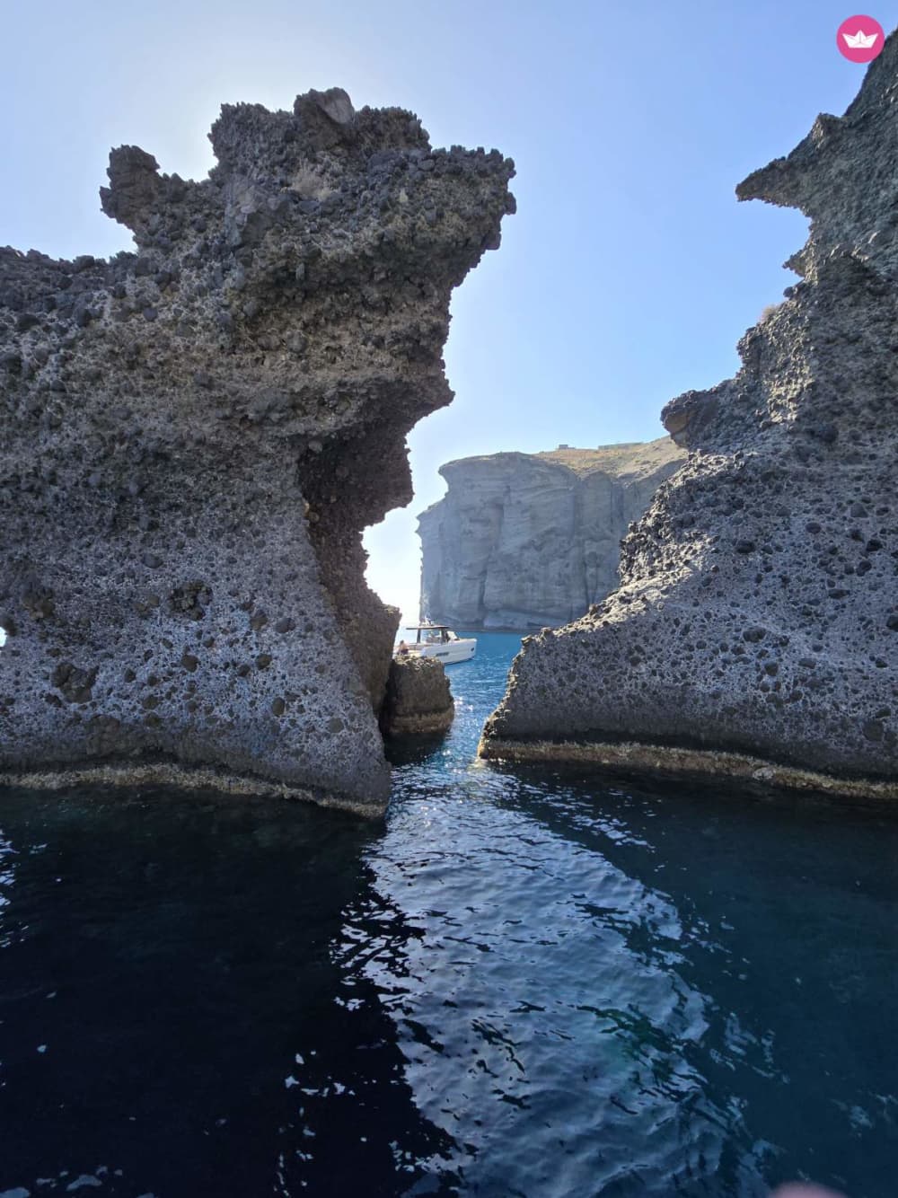 Bali 4.1: Santorini Morning Magic: Catamaran Cruise to Red Beach, White Beach, Volcano & More!