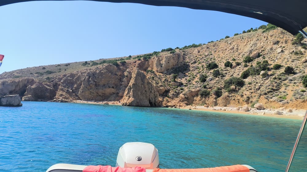 Hidden Beaches & Wildlife: Private Speedboat Adventure from Krk Island